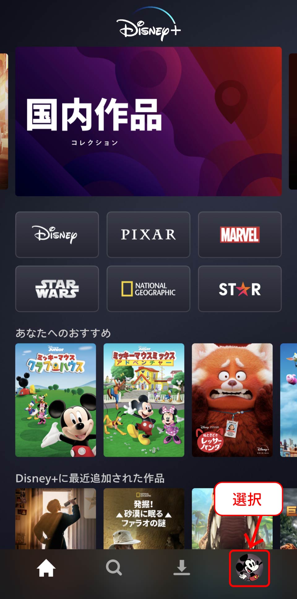 Disney＋解約手順